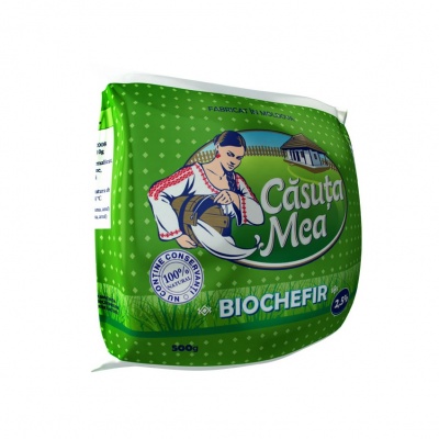 Кефир  Căsuța Mea 2,5% с бифидобауктериями 500г