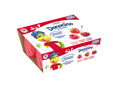 Данонино творожок клубника-черешня-малина, 6х50г