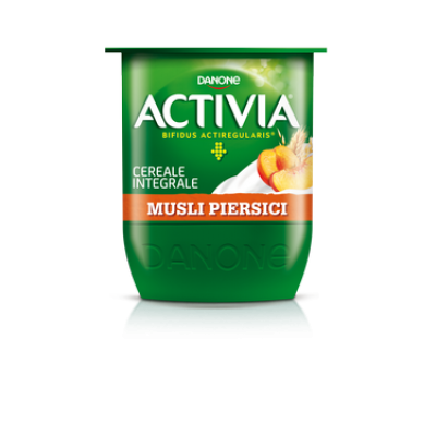 Активия с мюсли и персиком, 125г