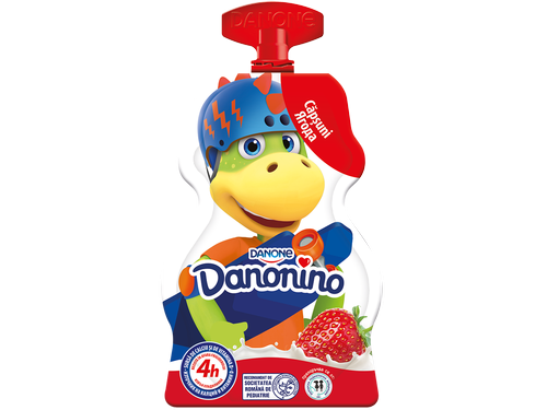 Данонино йогурт клубничный, 70г