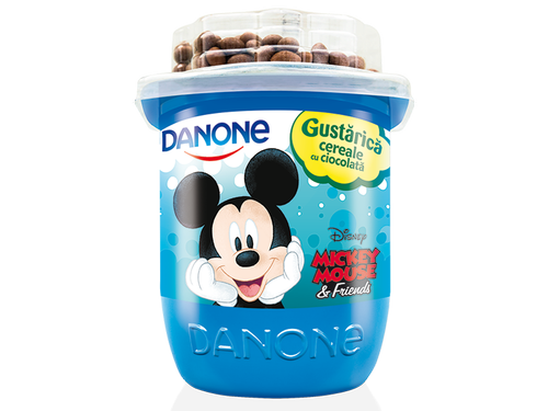 Йогурт Данон Дисней с шоколадными хлопьями, 107г